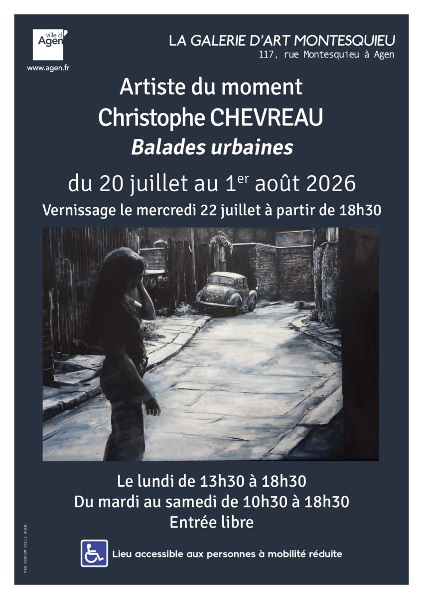Exposition de peintures par Christophe Chevreau