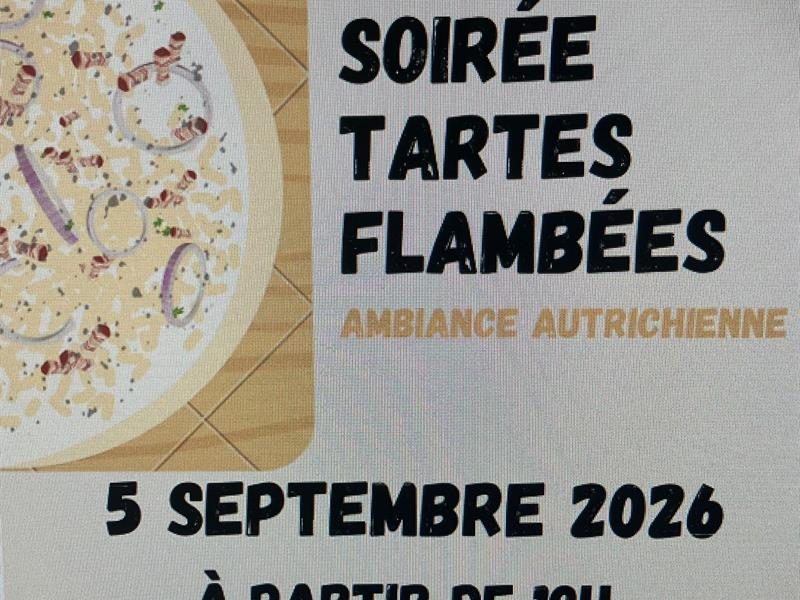 Soirée dansante et tartes flambées