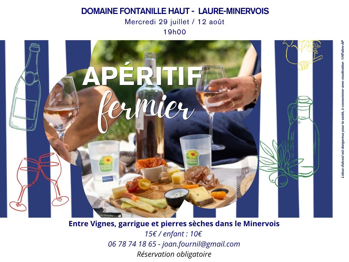 APÉRITIF FERMIER : ENTRE VIGNES, GARRIGUE ET PIERRES SÈCHES DANS LE MINERVOIS