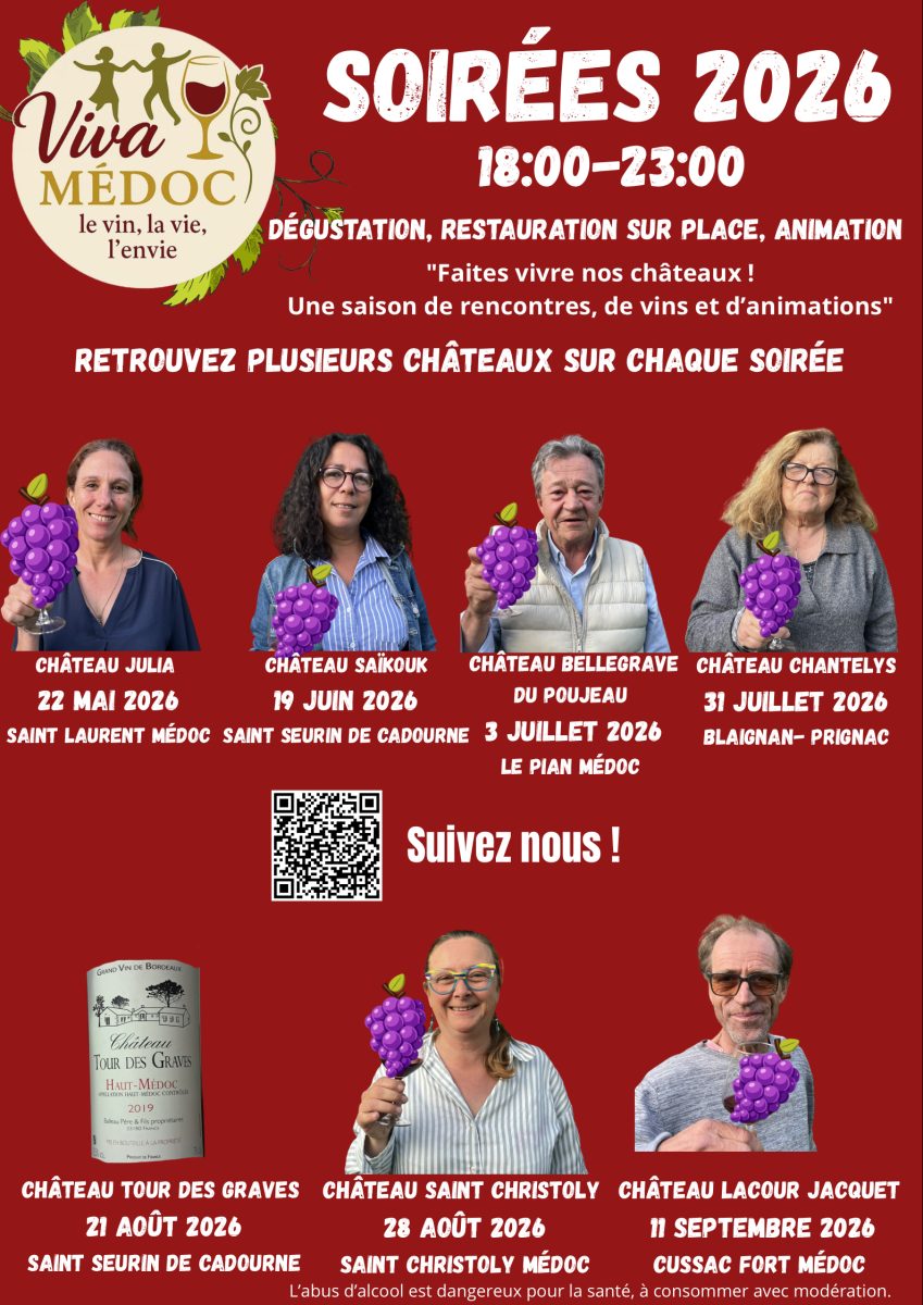 Soirée Viva Médoc au Château Tour des Graves