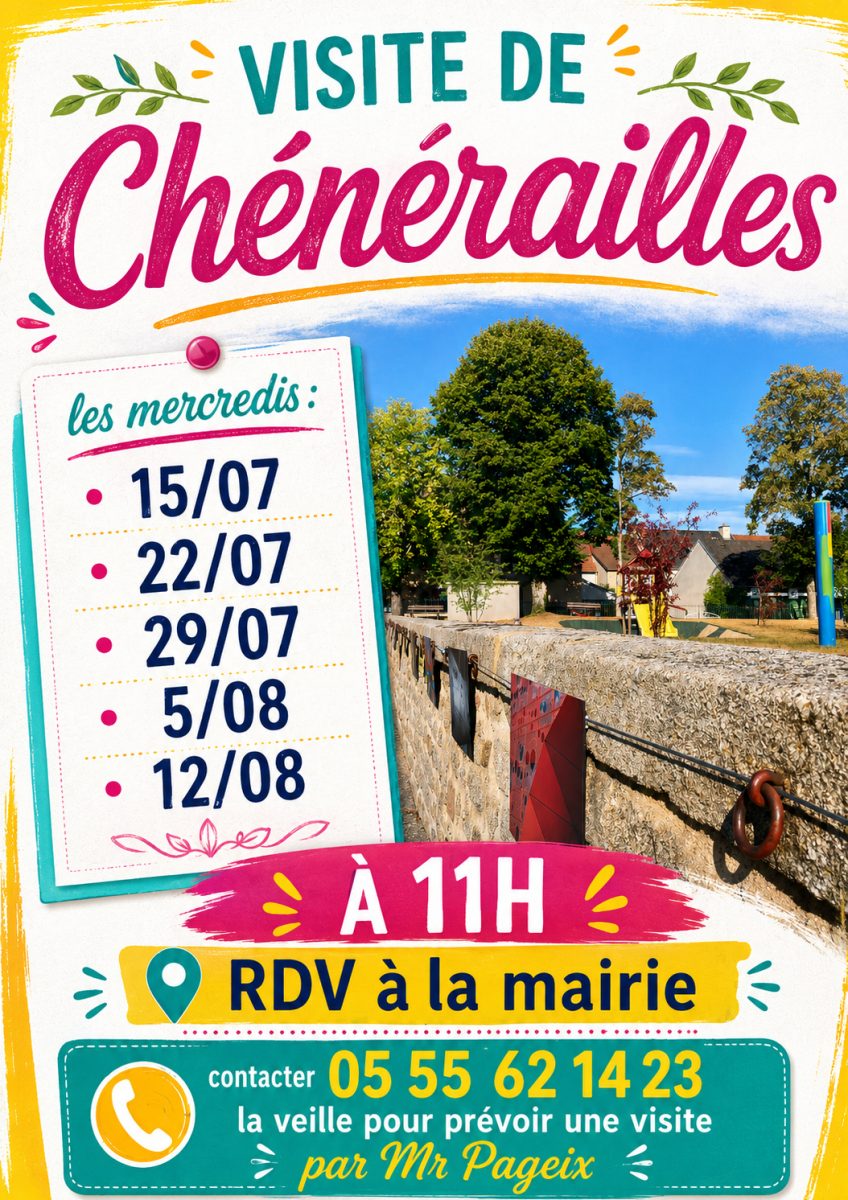 Visite de Chénérailles