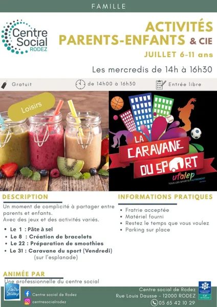 Activités parents & enfants (6-11 ans)