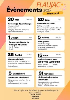 Flaujac : soirée des bénévoles