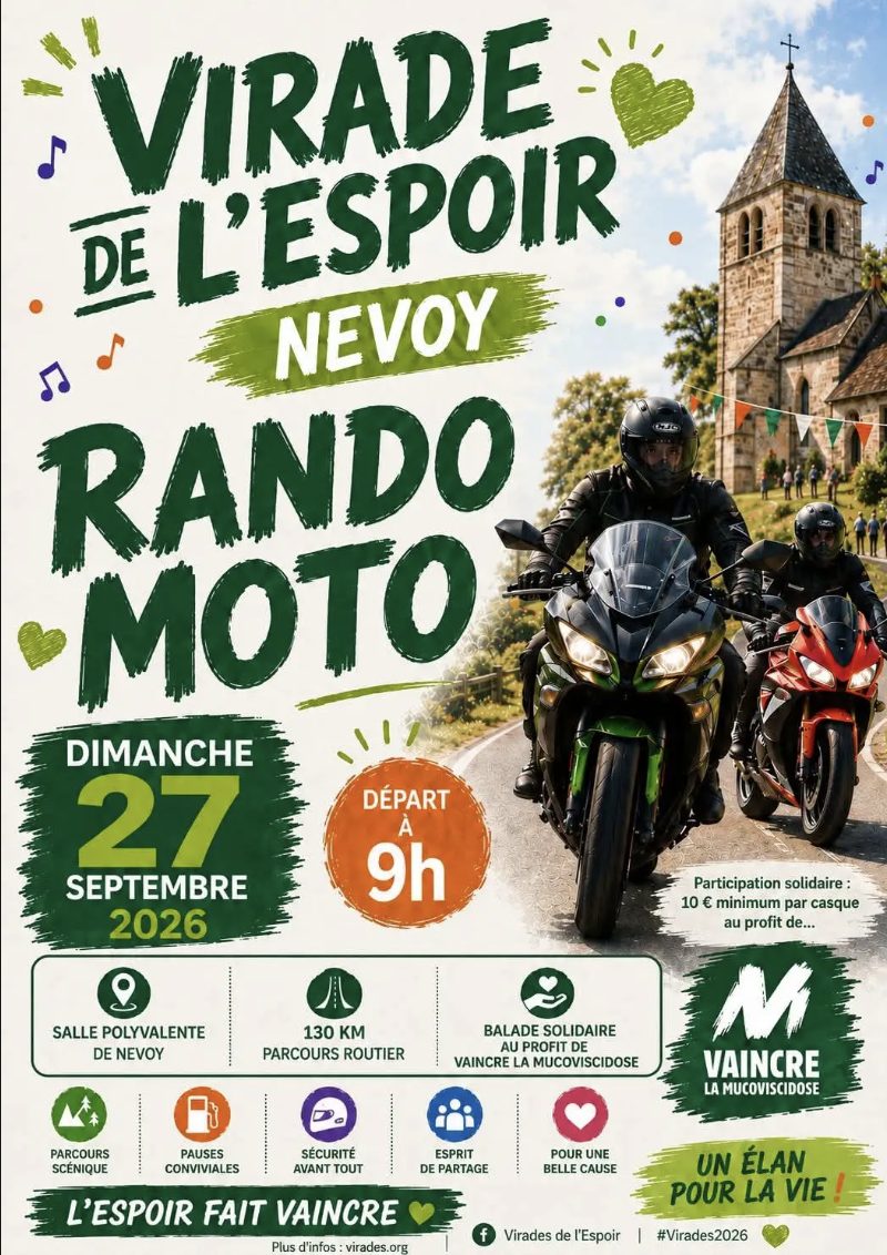 Virade de l'Espoir - Rando Moto