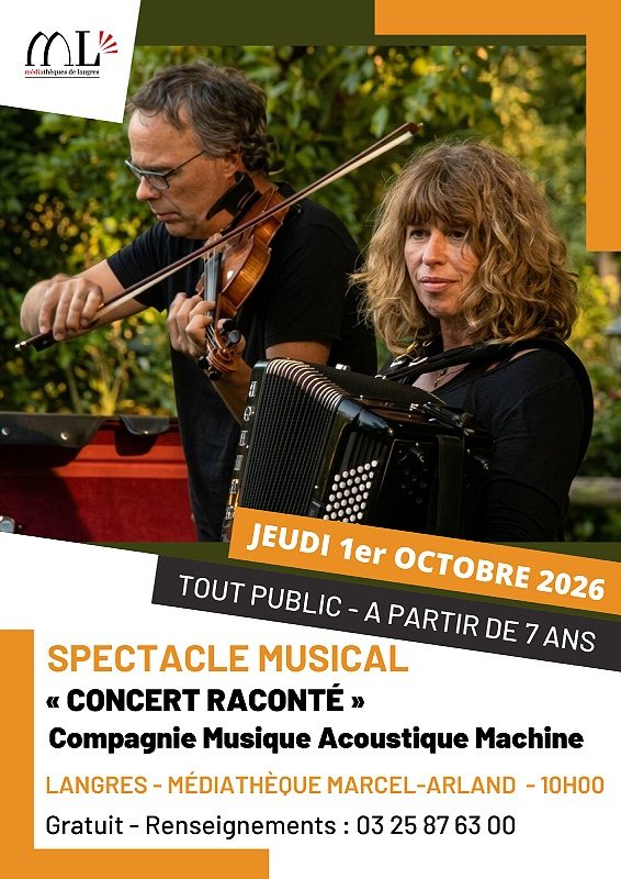 Spectacle musical "Concert raconté"