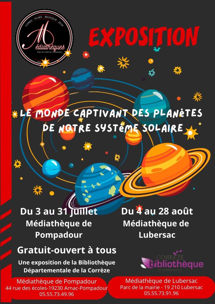 Exposition :  Le monde captivant des planètes de notre système solaire