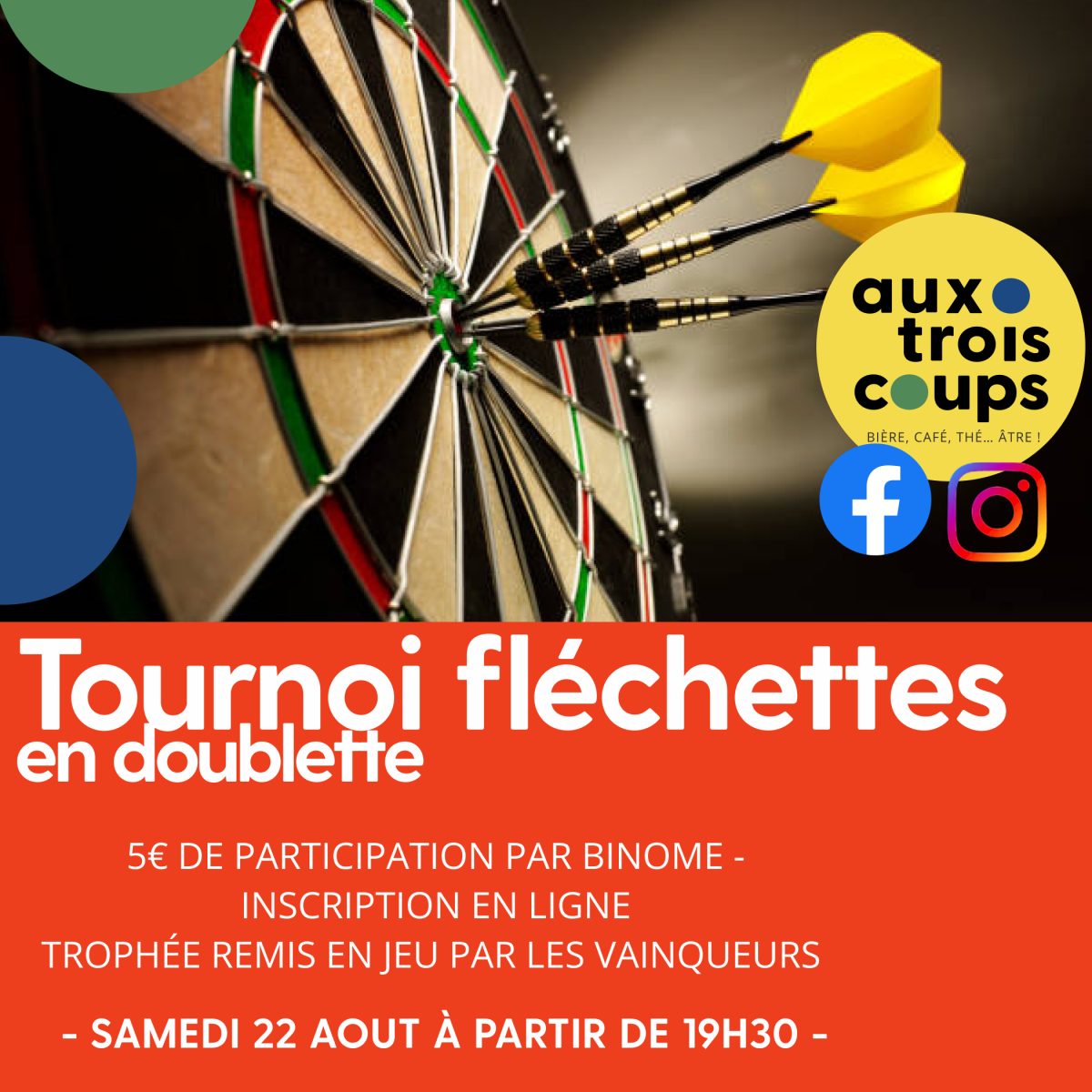 Tournoi fléchettes