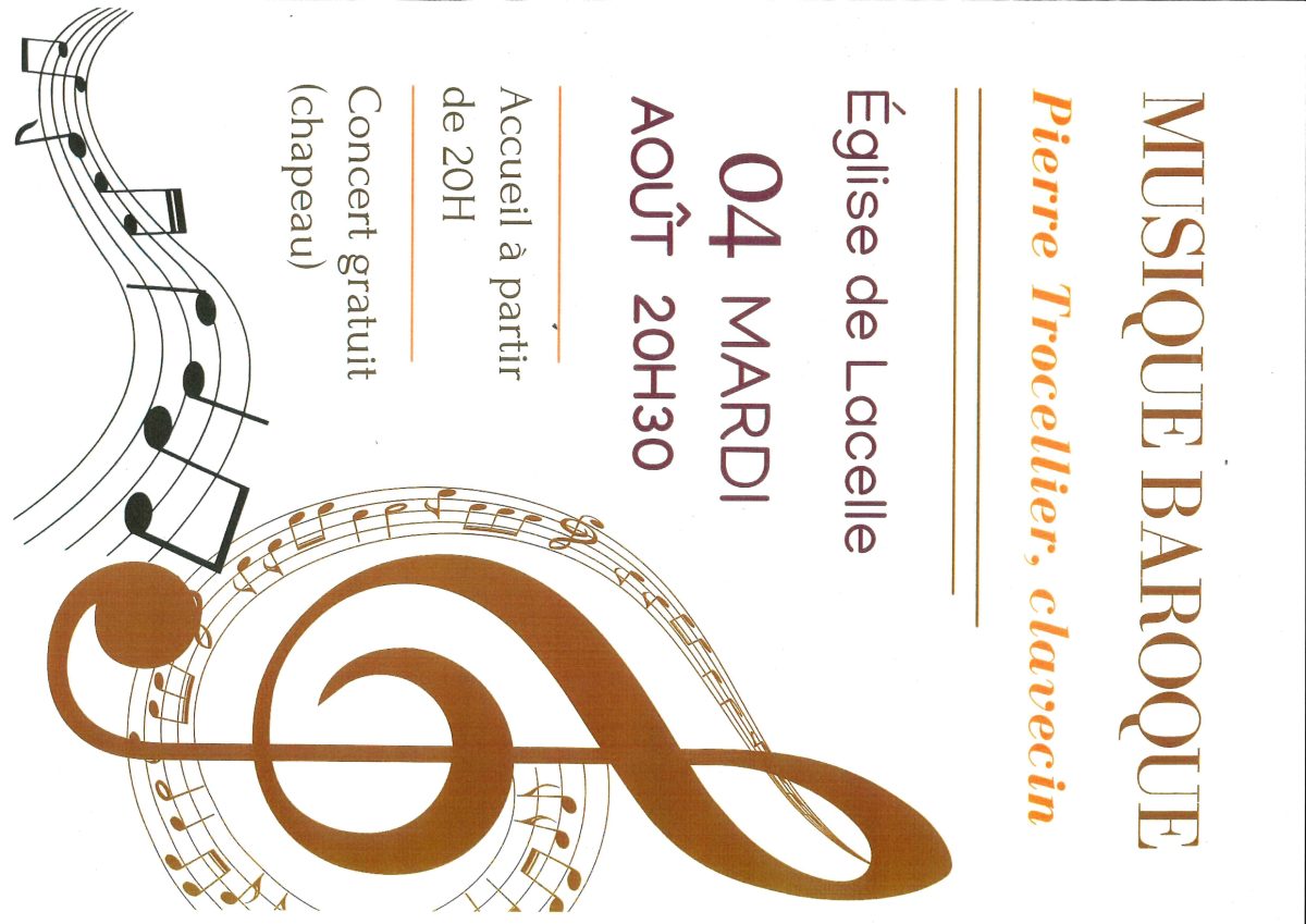 Concert Musique Baroque :  Pierre Trocellier, clavecin