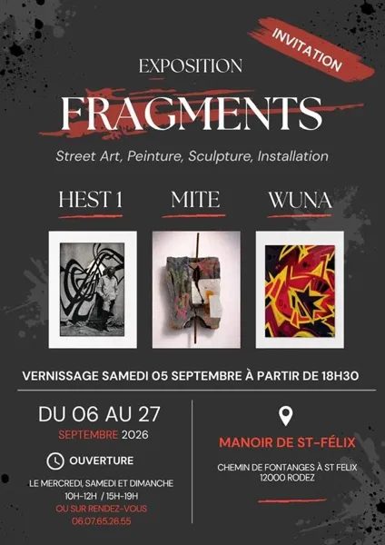Exposition " Fragments " - Street Art, Peinture, Sculpture