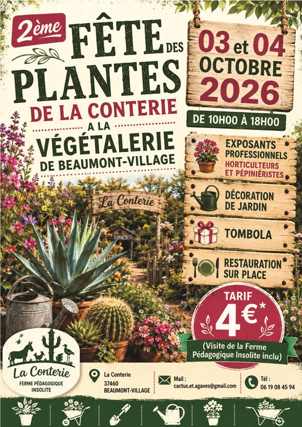 2ème fête des plantes et de la conterie à la Végétalerie