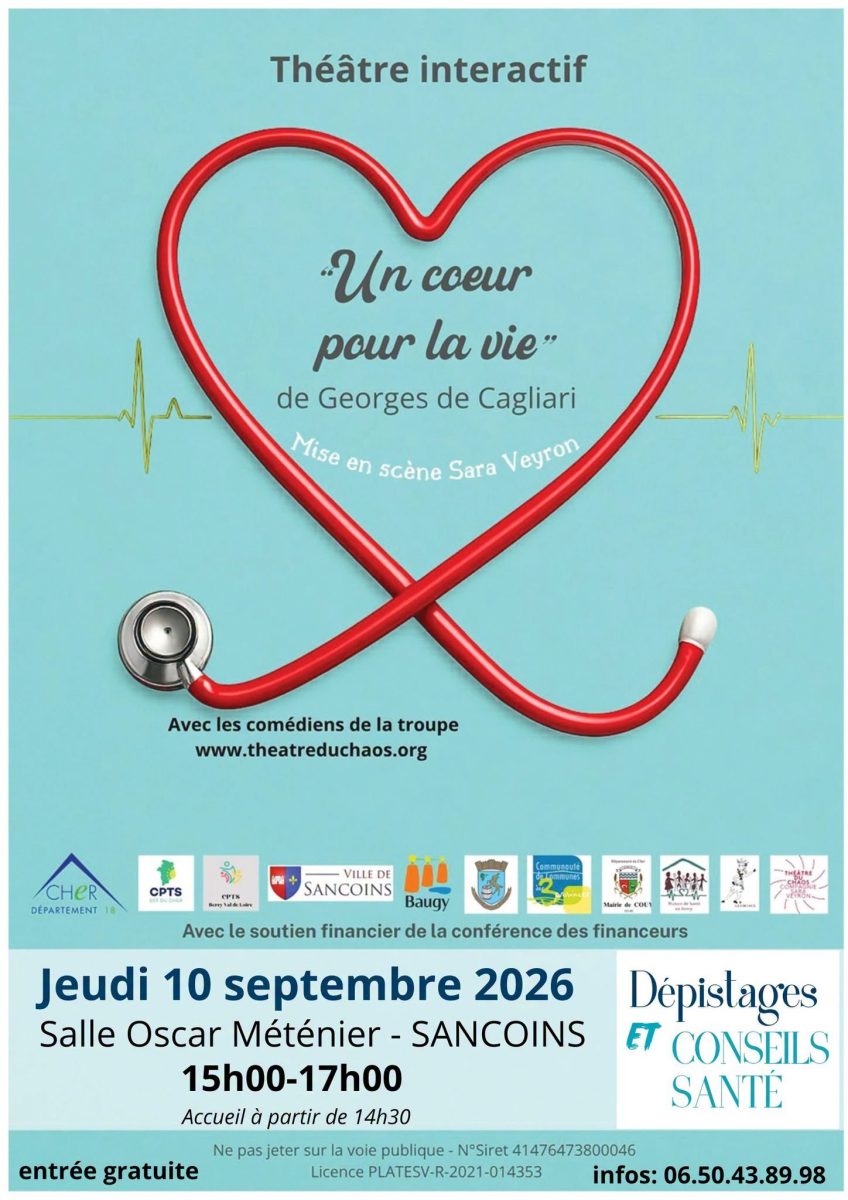 Théâtre interactif : Un coeur pour la vie" de Georges de Cagliari
