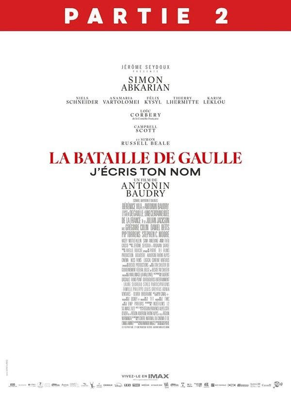 Cinéma - La Bataille de Gaulle - Partie 2 : J’écris ton nom