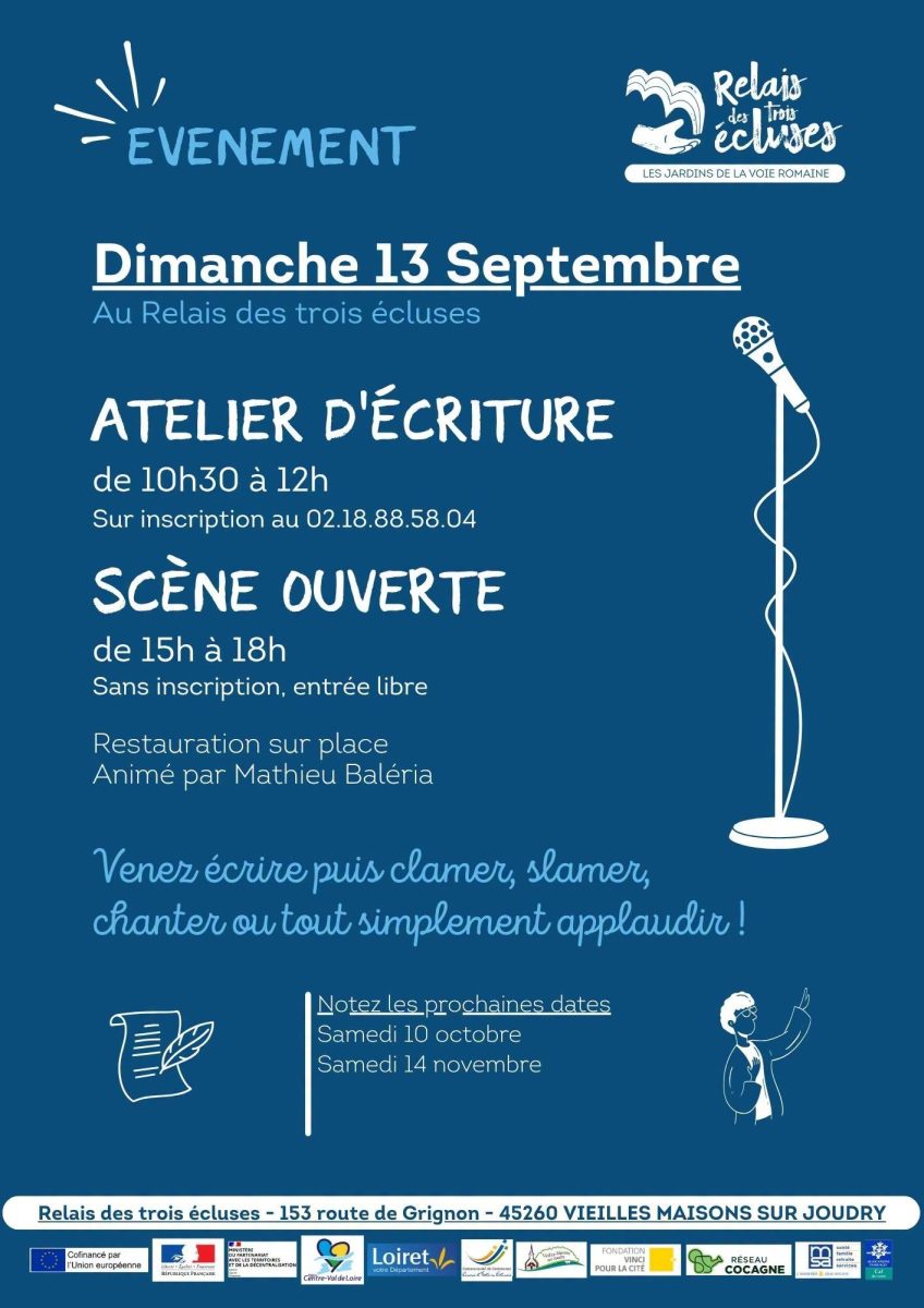 Atelier d'écriture et scène ouverte