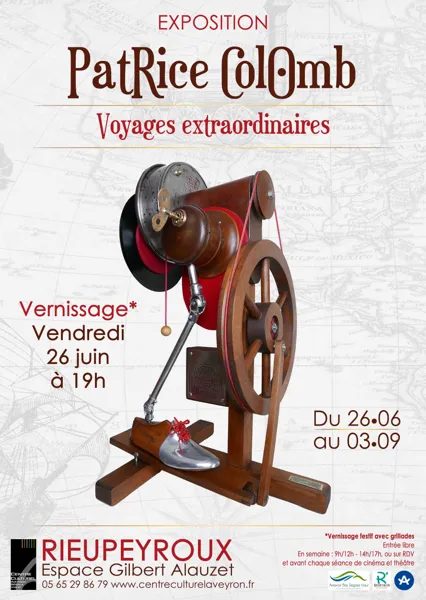 Exposition "Voyages extraordinaires" de Patrice Colomb