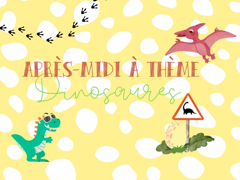 Après-midi "dinosaures"