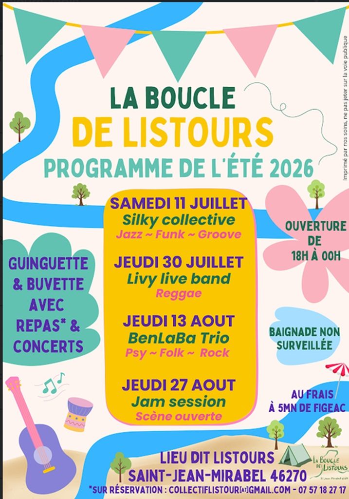 Les guinguettes de Listours 2026, Saint-Jean-Mirabel