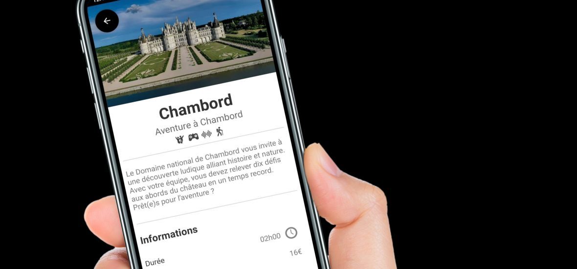 Rallye nature connecté au château de Chambord
