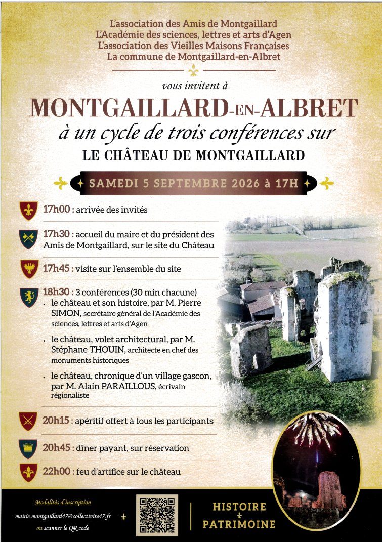 Conférence autour du château de Montgaillard
