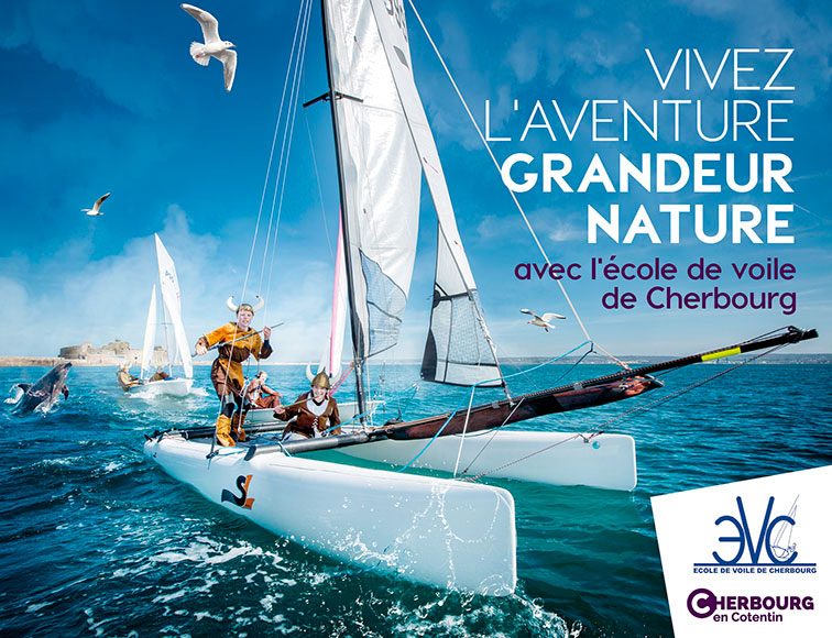 Location de catamaran > École de Voile de Cherbourg