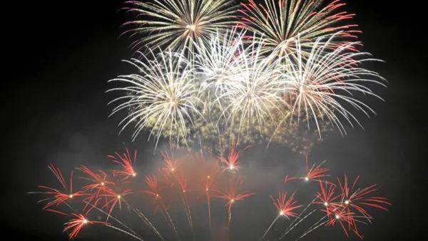 Feu d'artifice de la fête