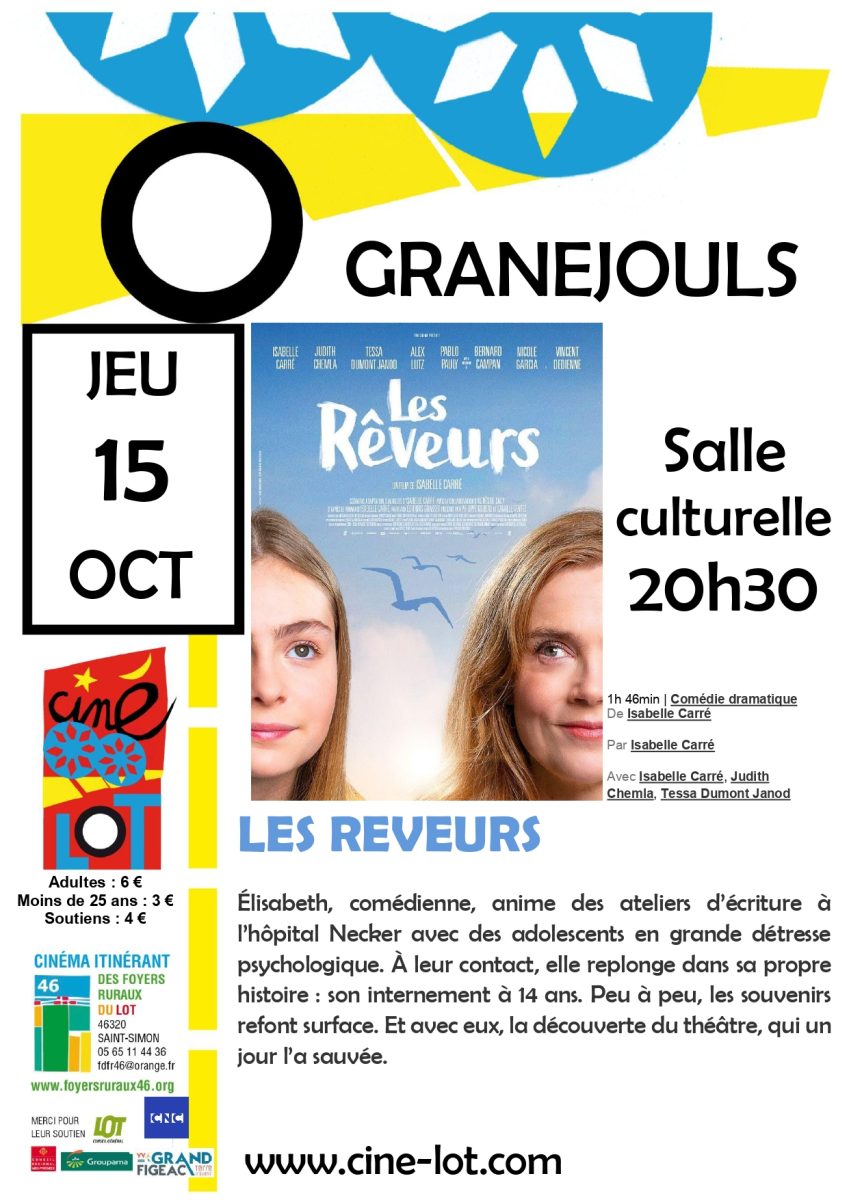Ciné-Lot : "Les Rêveurs" à Granéjouls