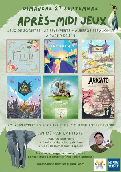 L'Auberge Espalionne - Après-midi jeux expert
