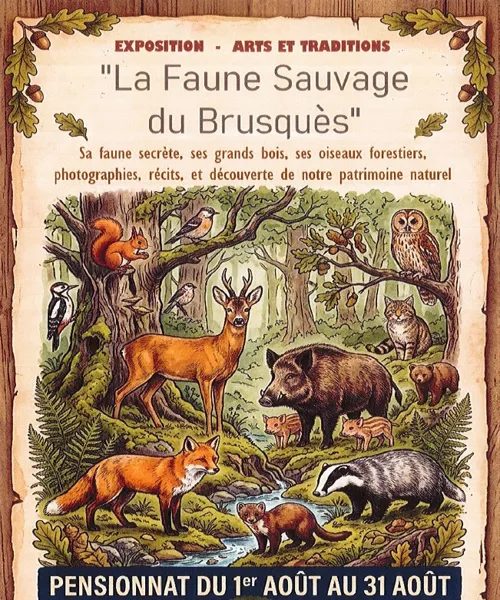 Expo "La faune sauvage de Brusque"