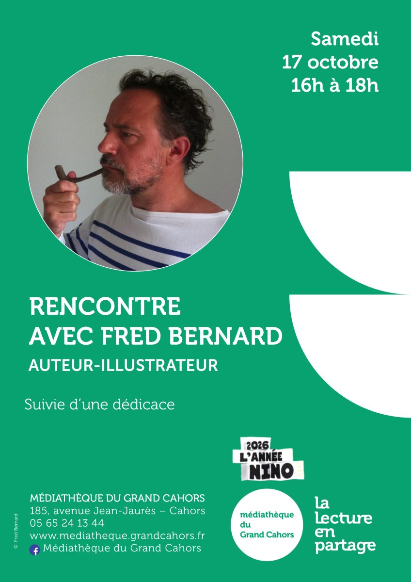 Rencontre avec l’auteur-illustrateur Fred Bernard