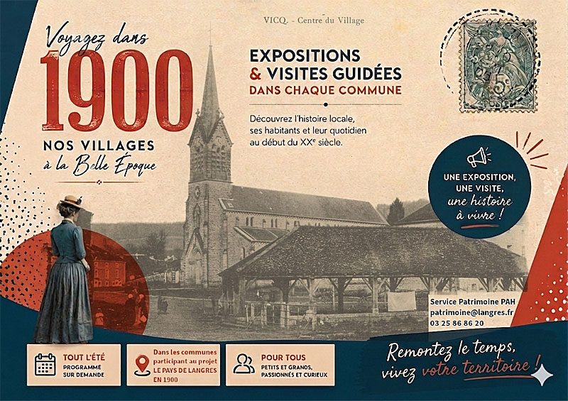 Le Pays de Langres en 1900 : Visites-flash à Vicq en fête