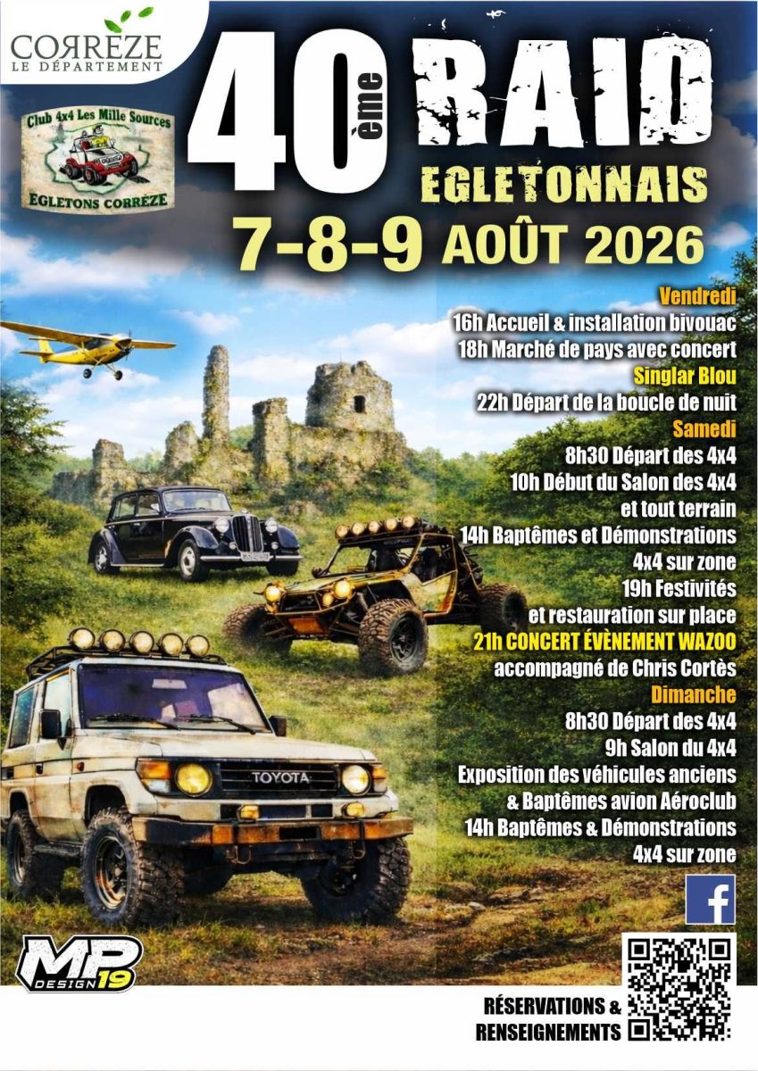 RAID ÉGLETONNAIS 2026 - 40 ANS