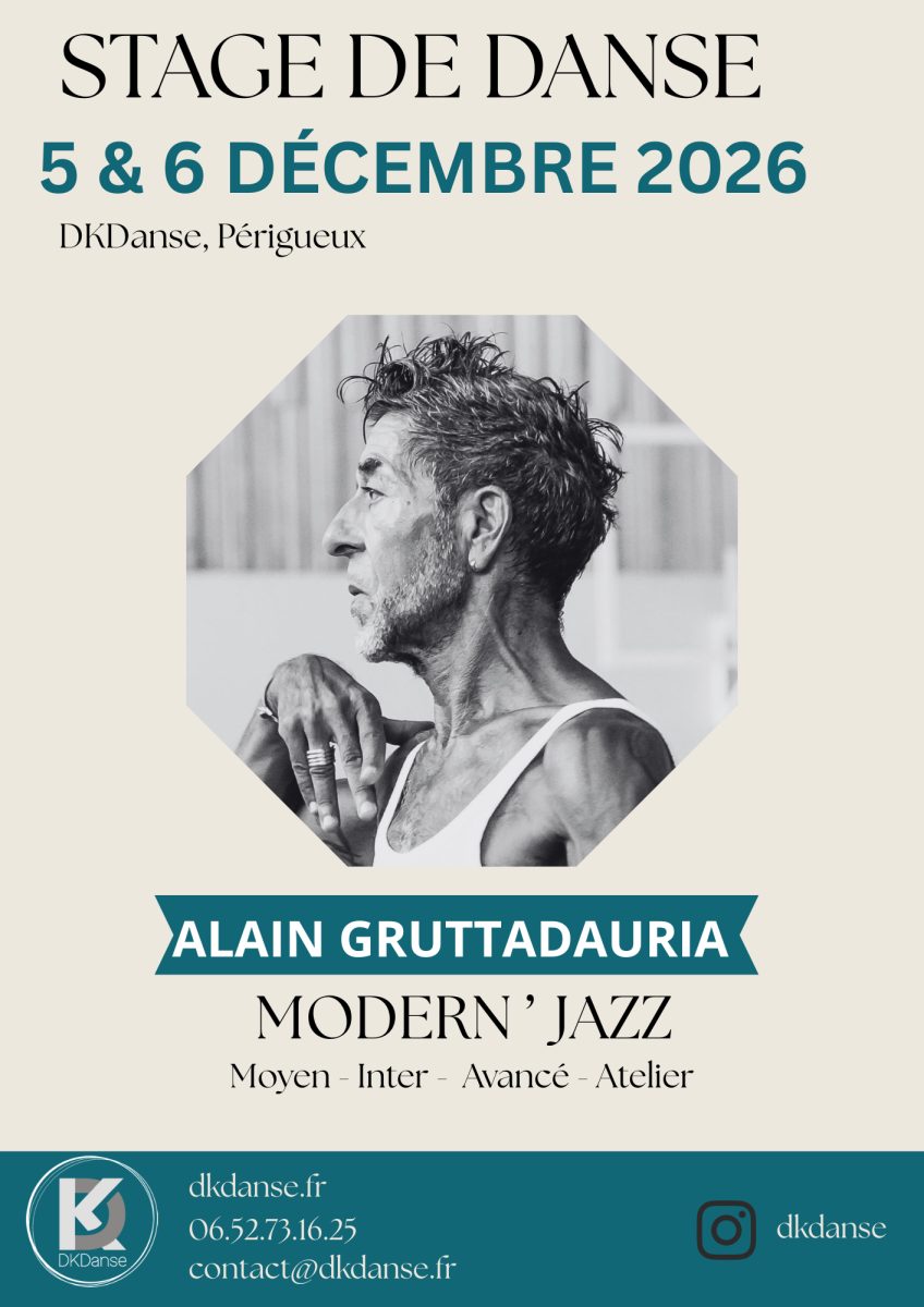 Stage de Modern'Jazz - Alain Gruttadauria - DKDanse