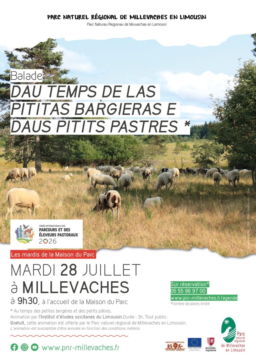 "Dau temps de las pititas bargieras e daus pitits pastres" (Au temps des petites bergères et des petits pâtres)
