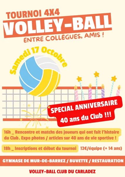 Tournoi de volley loisir
