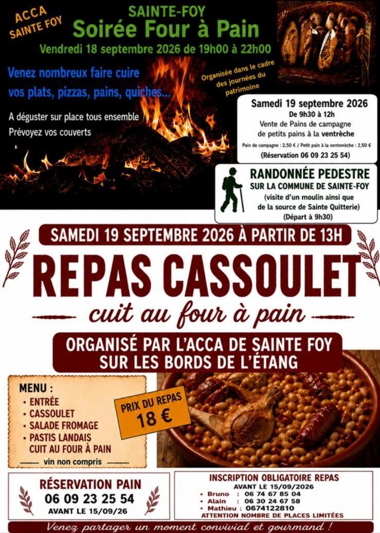 Repas cassoulet