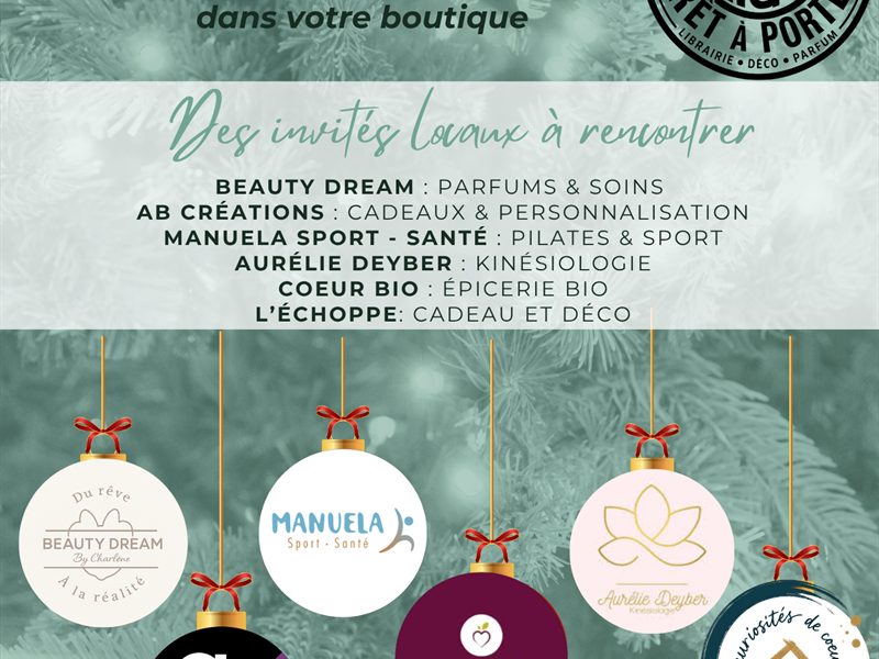 Marché de Noël à la boutique "Au Fil des Saisons"