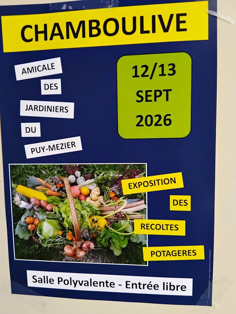 Exposition des récoltes potagères
