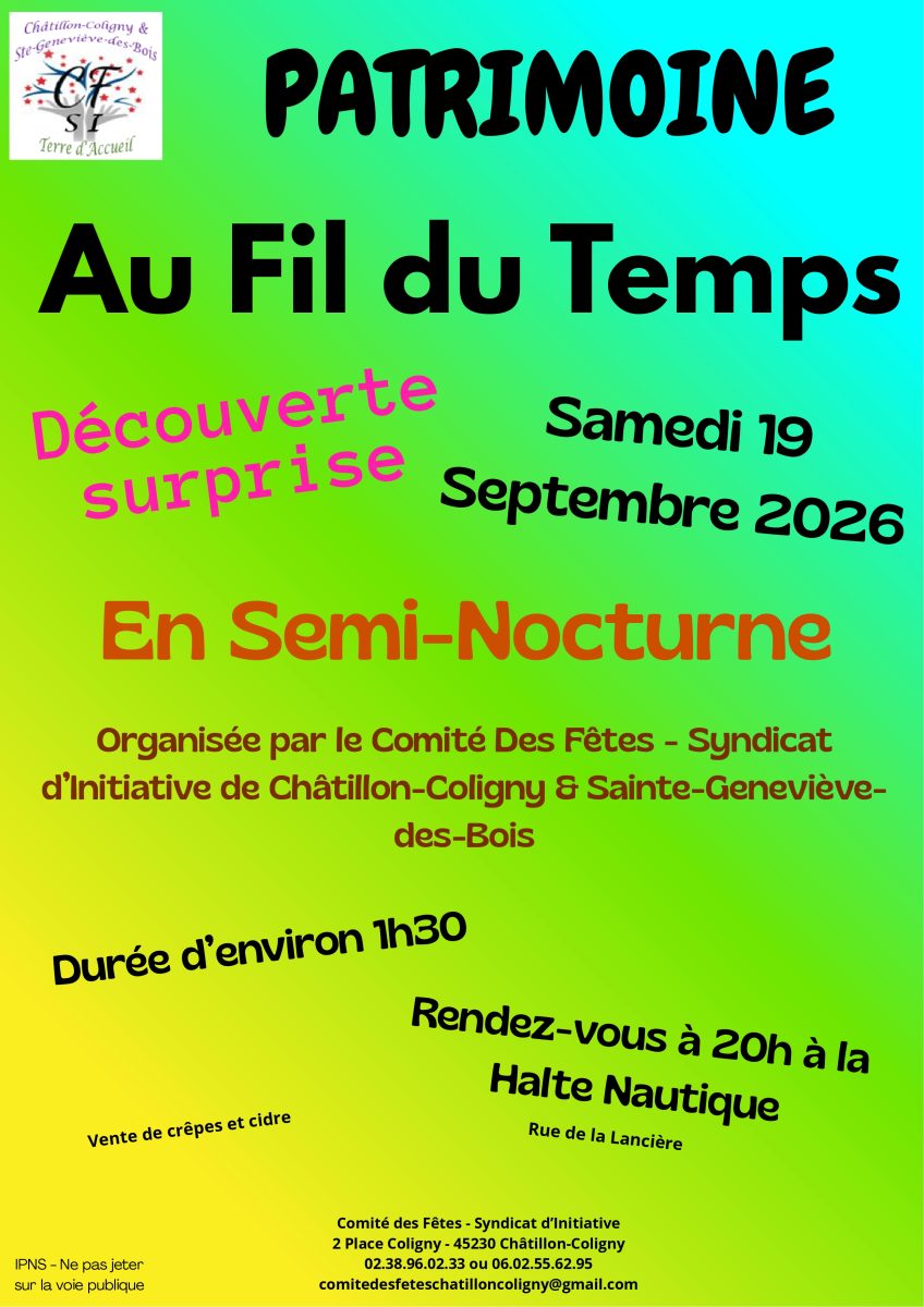 Patrimoine au fil du temps