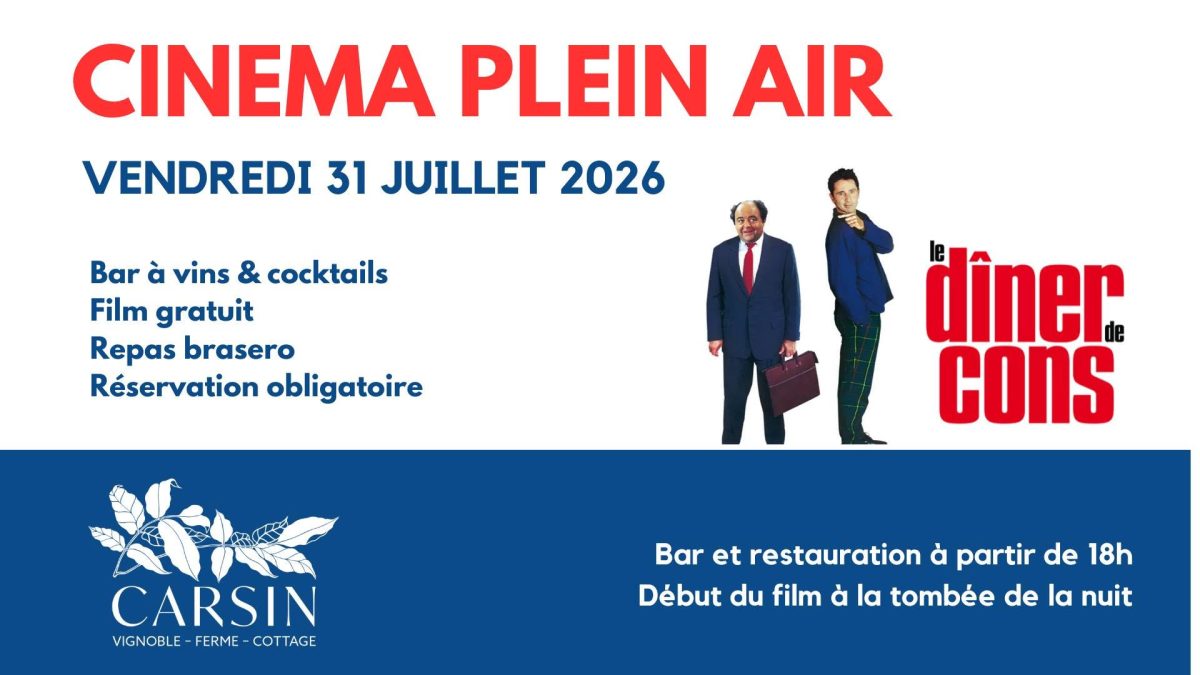 Cinéma Plein Air au Château Carsin