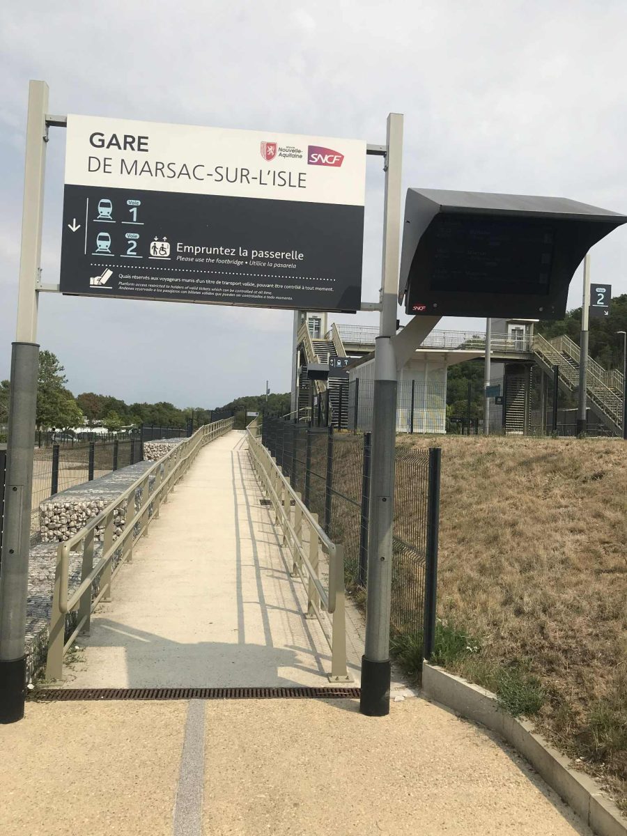 Halte Ferroviaire de Marsac sur l'Isle
