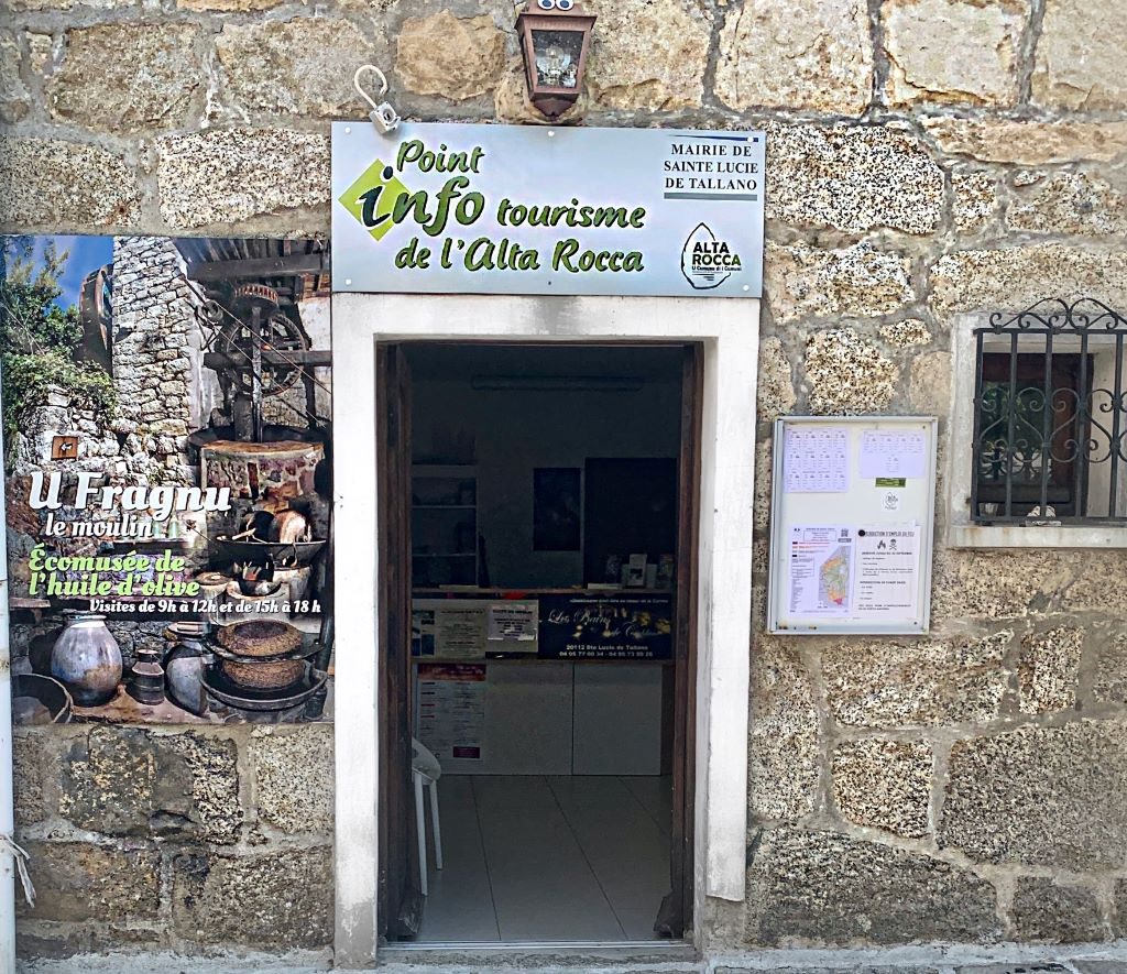 BUREAU D'INFORMATION TOURISTIQUE DE SAINTE LUCIE DE TALLANO