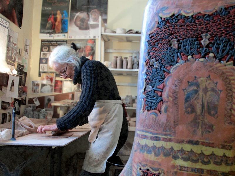 Claire Roger, atelier de céramique