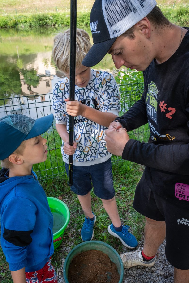 Atelier pêche enfant à  Sonac
