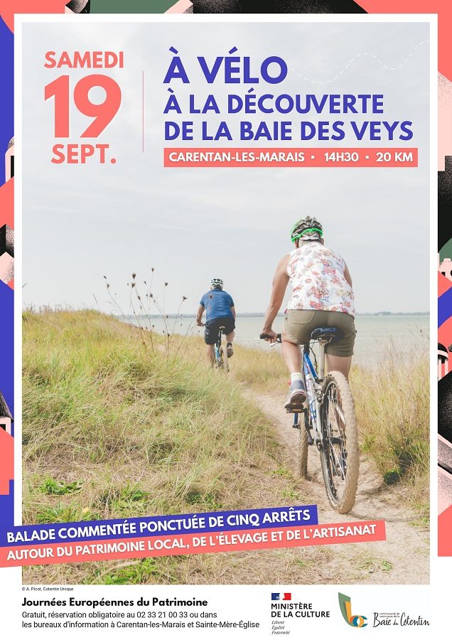 À vélo, à la découverte de la Baie des Veys