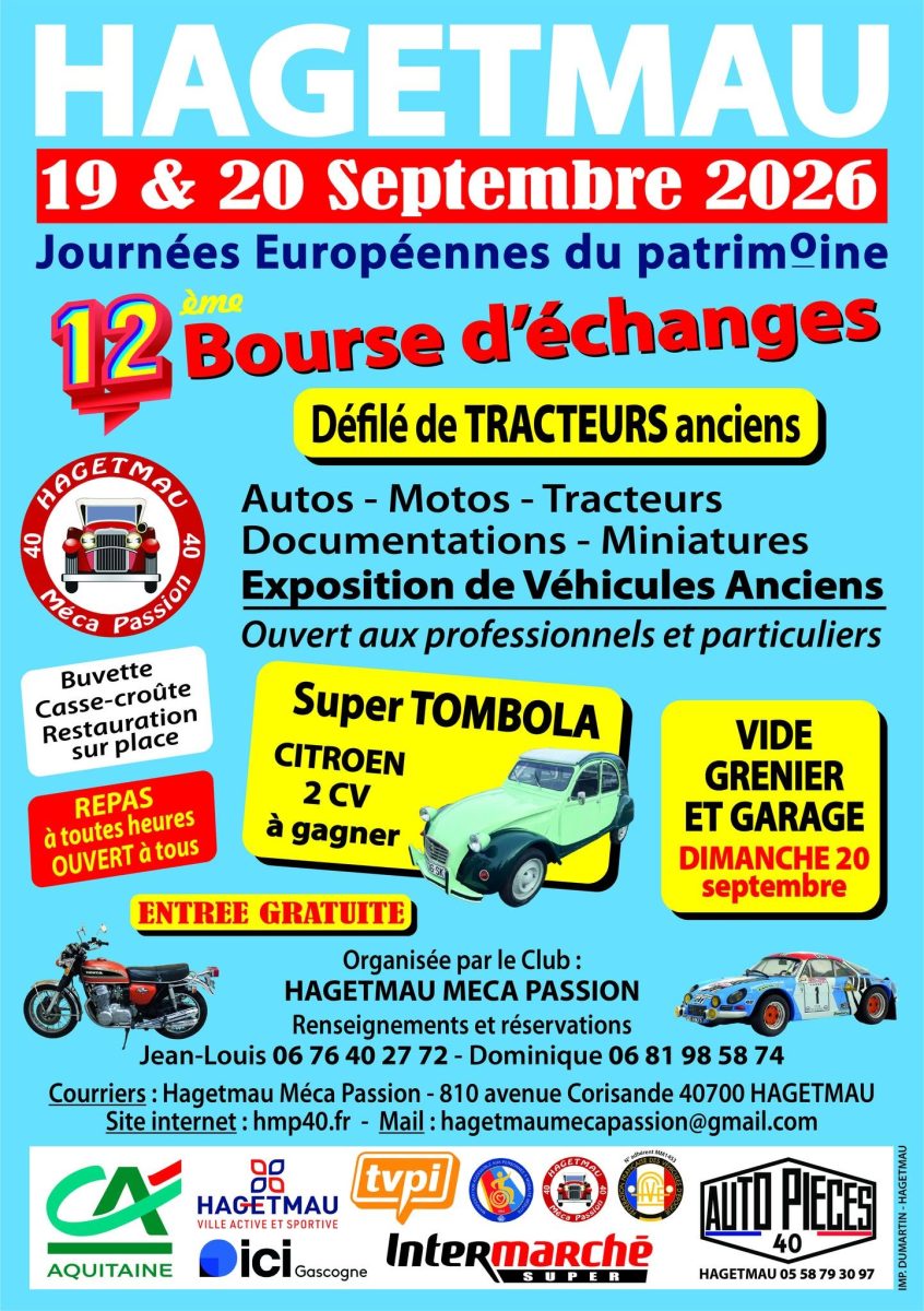 12ème Bourse d'échanges autos, motos et tracteurs