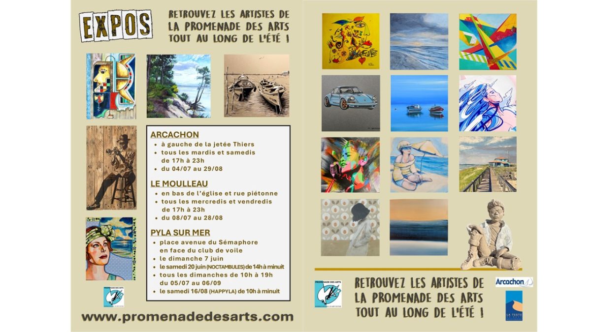 Exposition d'arts : Promenade des arts du Moulleau
